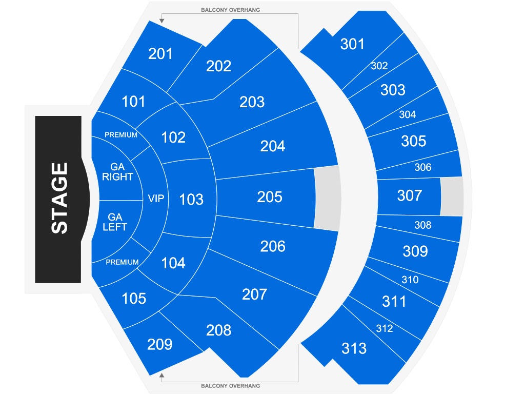 seating chart for Kelly Clarkson at Bakkt Theater | Planet Hollywood, Las Vegas, NV